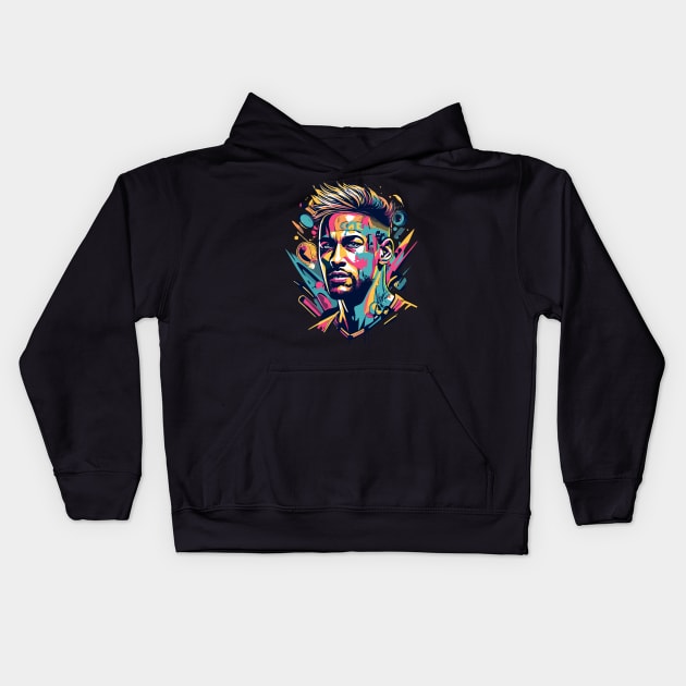 Neymar Kids Hoodie by kknows